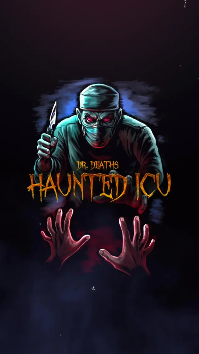 Illustrated key art for Dr. Death's Haunted ICU
